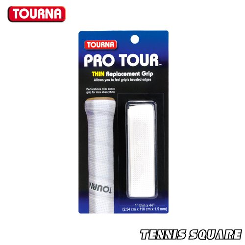 투나 그립 PRO TOUR White (2.54cm x 110cm x 1.5mm) 테니스 원그립테니스라켓,베드민턴라켓